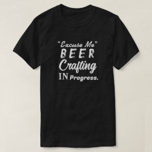 Camiseta "Desculpe-me" Cerveja em andamento