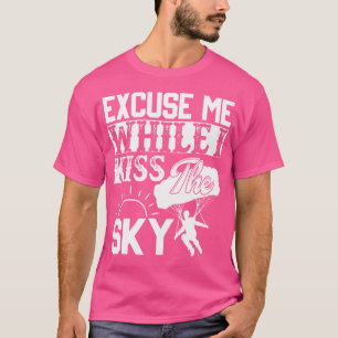 Camiseta Desculpe-Me Enquanto Beijo O Céu Engraçado Mergulh