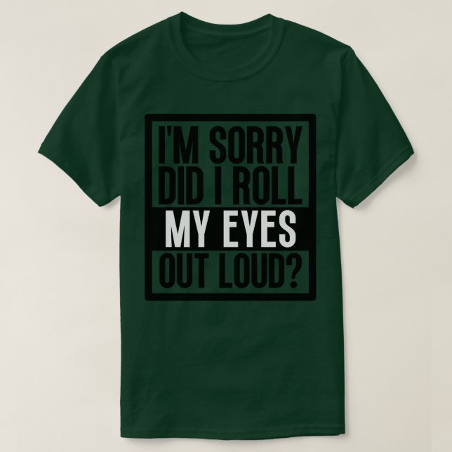 Camiseta Desculpe-Me, Eu Espalhei Meus Olhos Em Alto Volume (Frente do Design)