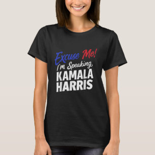 Camiseta Desculpe-me Falando Kamala Harris Viagem mundo eng