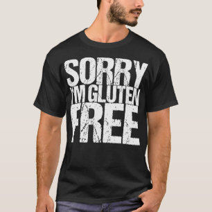 Camiseta Desculpe-me, Gluten Livre