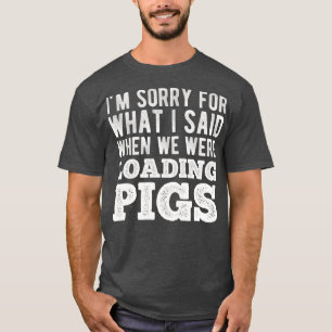 Camiseta Desculpe-me pelo que disse quando estávamos carre