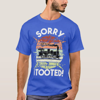Camiseta Desculpe-Me Por Ter Tocado O Caminho De Ferro Do M