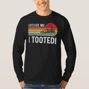Camiseta Desculpe-me, Train Railfan Modelo Comboio Homens C