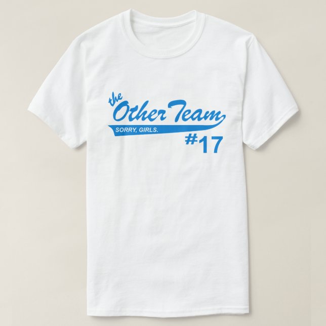 Camiseta Desculpe Meninas Eu Jogo Para A Outra Equipe LGBTQ (Frente do Design)