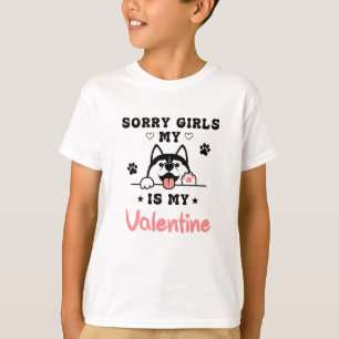 Camiseta Desculpe Meninas Meu Cachorro É Minha Ideia De Pre