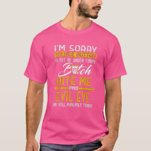 Camiseta Desculpe, meu bom botão está fora de ordem hoje B1