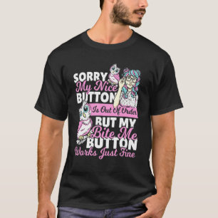 Camiseta Desculpe, Meu Botão Legal Está Fora De Ordem, Coru