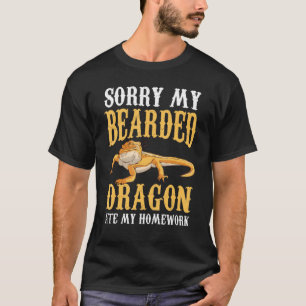 Camiseta Desculpe Meu Dragão Carbusto Comi Meu Lizard De Ca