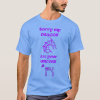 Desculpe, Meu Dragão Comeu Seu Unicórnio Roxo Azul
