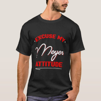 Camiseta Desculpe Minha Atitude Maluca Sobrenome Humor Fam