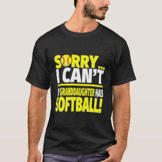 Camiseta Desculpe, Minha Avó Tem Softball Grand