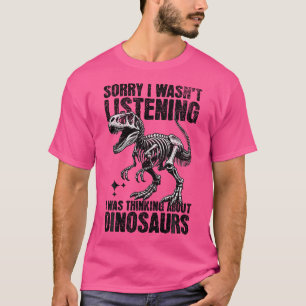 Camiseta Desculpe Não Estar Ouvindo Que Estava Pensando Sob