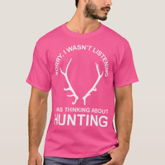 Camiseta Desculpe Não Estar Ouvindo Que Estava Pensando Sob