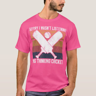 Camiseta Desculpe Não Estar Ouvindo Que Estava Pensando Sob