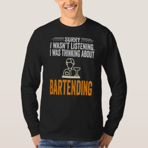 Camiseta Desculpe, não estava escutando que estava pensando
