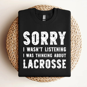 Camiseta Desculpe, não estava escutando que estava pensando