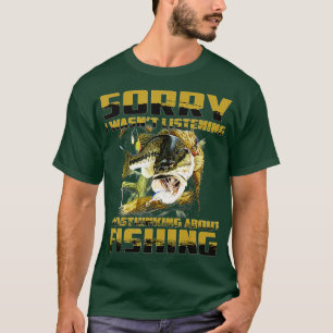 Camiseta Desculpe, não estava escutando que estava pensando