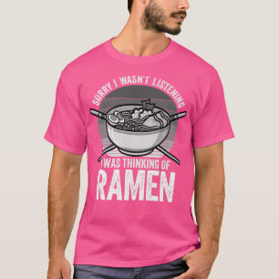 Camiseta Desculpe, não estava ouvindo, estava pensando em R