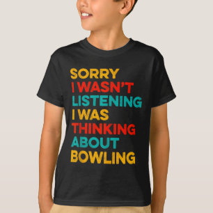 Camiseta Desculpe, não estava ouvindo, pensando em passear
