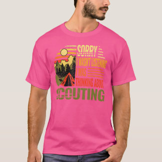 Camiseta Desculpe, não estava retro a escutar o garoto anda