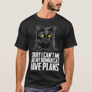 Camiseta Desculpe, não posso e meu bombardeiro tem planos
