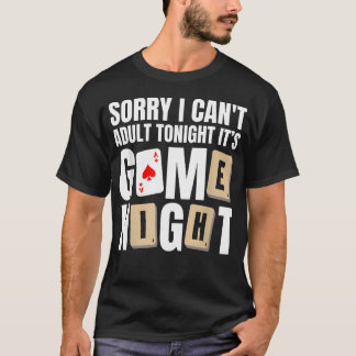 Camiseta Desculpe, Não Posso Esta Noite É Jogo