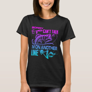 Camiseta Desculpe Não Posso Falar Estou Em Outra Linha Dive