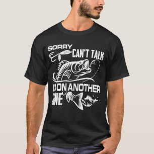 Camiseta Desculpe, não posso falar que estou em outra linha