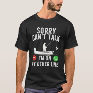 Camiseta Desculpe, não posso falar que estou na minha outr