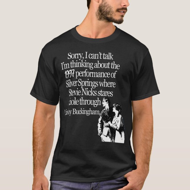 Camiseta Desculpe, Não Posso Falar Sobre O Perfo De 1997 (Frente)