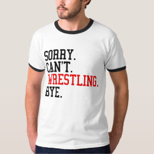 Camiseta Desculpe Não Posso Lutar Adeus Lutador