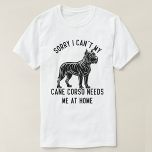 Camiseta Desculpe, não posso, meu Caco Corso precisa de mim