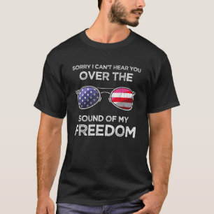 Camiseta Desculpe, não posso ouvi-lo sobre o som da minha l