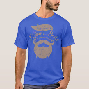 Camiseta Desculpe, não posso ouvi-lo sobre uma grande barba