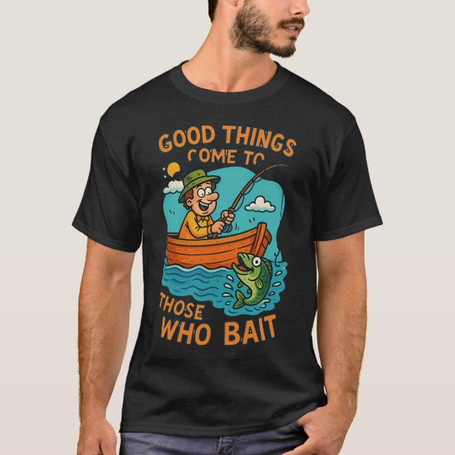 Camiseta Desculpe Não Posso Pescar Tchau (Frente)