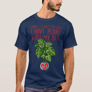 Camiseta Desculpe, não posso sair. Tenho planos com meu Gar