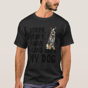 Camiseta Desculpe, não posso, tenho planos com meu gado aus