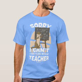 Camiseta Desculpe, não posso, tenho planos com meu melhor a