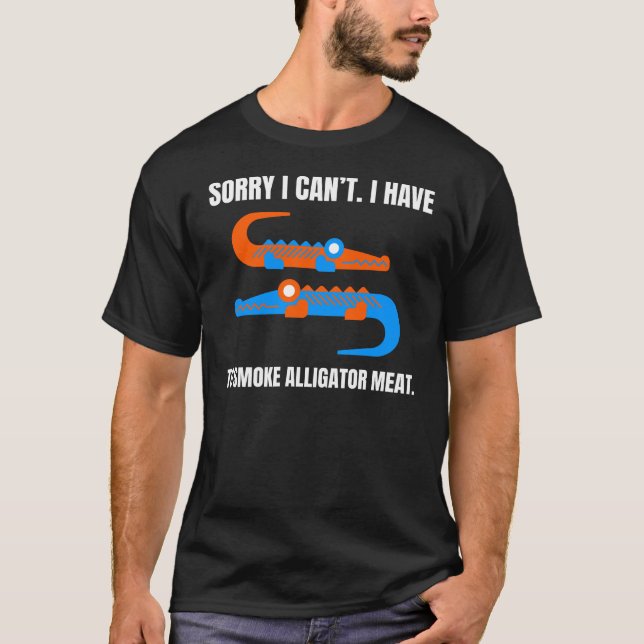 CAMISETA DESCULPE, NÃO POSSO, TENHO QUE FUMAR CARNE DE JACA (Frente)