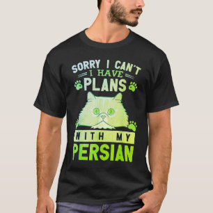 Camiseta Desculpe, não posso ter planos com meu Gatinho per