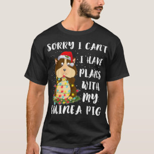 Camiseta Desculpe, Não Posso Ter Planos Com Meu Porco De G