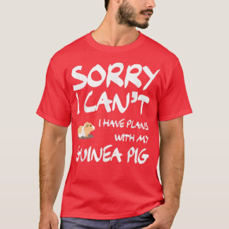 Camiseta Desculpe, não posso ter planos com minha grana de 