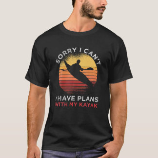 Camiseta Desculpe, não posso ter planos com minha pesca Kay