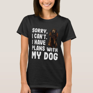 Camiseta Desculpe, Não Posso Ter Planos Com O Meu Espanhol