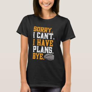 Camiseta Desculpe, não posso ter planos para a Geologia Eng