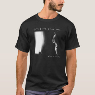 Camiseta Desculpe, não posso ter planos sem meu humano