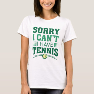 Camiseta Desculpe, não posso ter Tênis