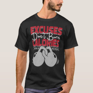 Camiseta Desculpe Não Queimar Malhação de ginástica Calóric