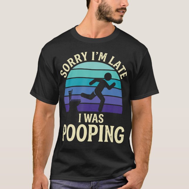 Camiseta Desculpe o atraso eu estava (Frente)